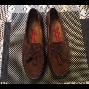 Tan -Cognac  leather - Cole Haan dress loafer
